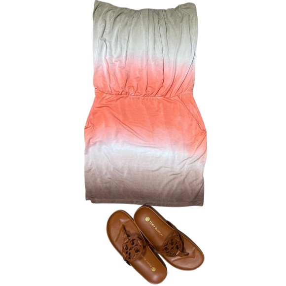 Young, Fabulous, & Broke Sleeveless Tye Die Dress with Pockets Size Small - Picture 3 of 16